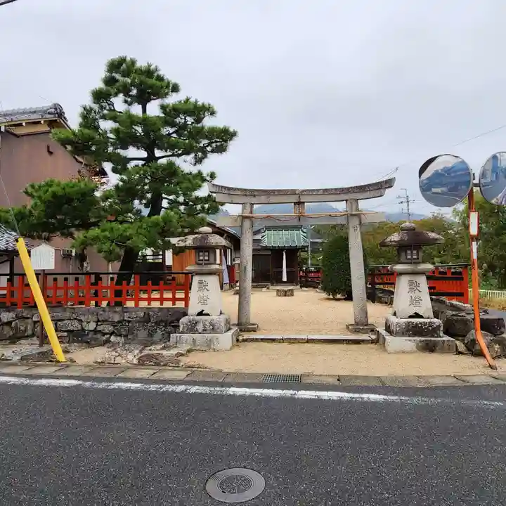 幸神神社の鳥居