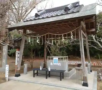 鎌数伊勢大神宮の手水舎