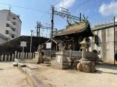 村上帝社の本殿・本堂