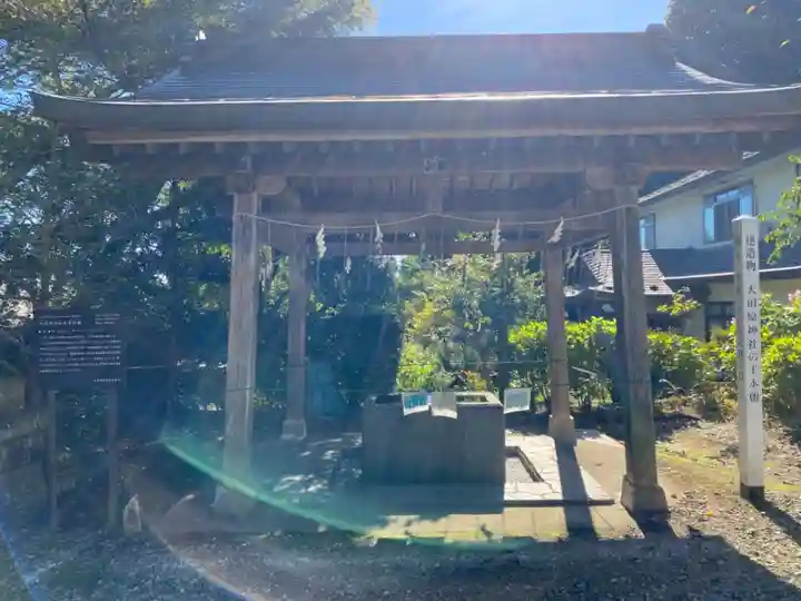 大田原神社の手水舎