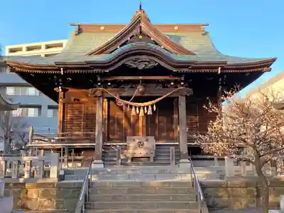 大棚・中川杉山神社の本殿・本堂