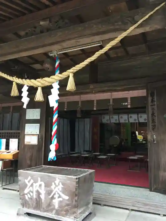 都萬神社の本殿・本堂