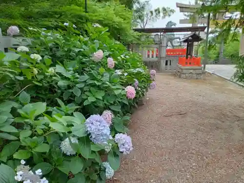 阿部野神社の庭園