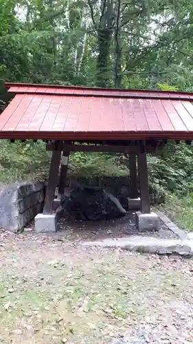 神居神社の手水