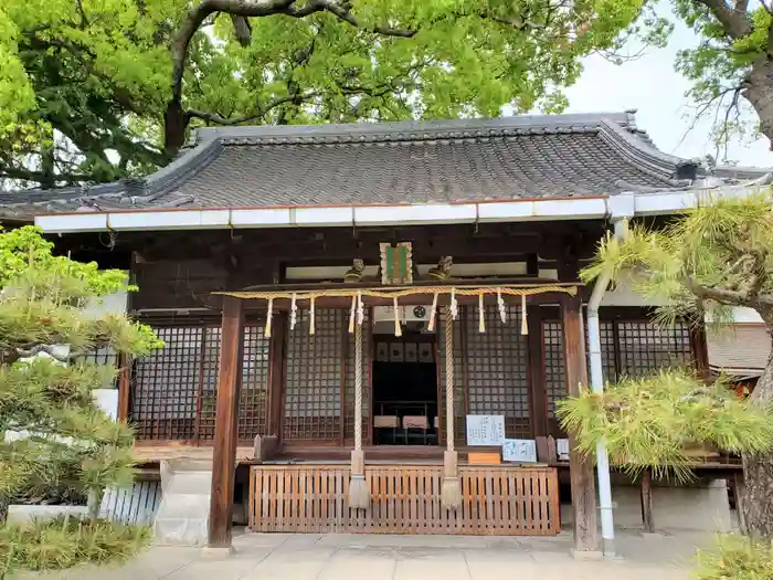 難波熊野神社の本殿