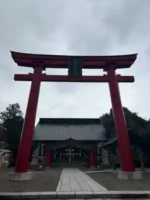 越中護国八幡宮の鳥居