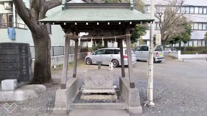 日枝神社の手水舎
