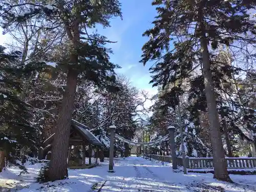 東川神社の景色