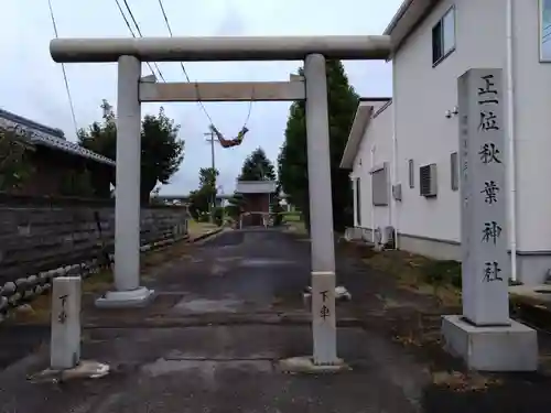 秋葉神社の鳥居