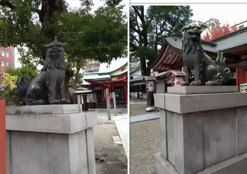 御霊神社の狛犬