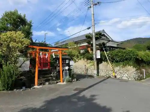 南都鏡神社の鳥居