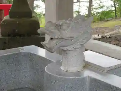 冨士山小御嶽神社の手水舎