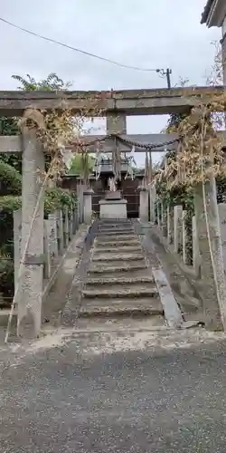 若宮八幡宮(夕涼ノ宮）の鳥居