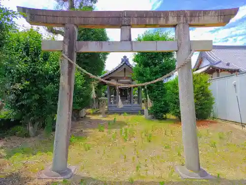 八幡社（千代）の鳥居