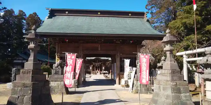 常陸第三宮 吉田神社の山門・神門