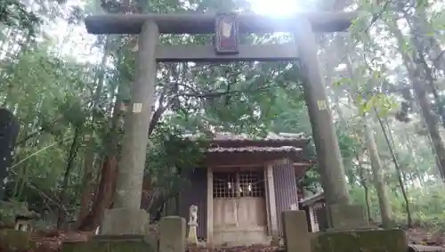 白山神社の鳥居