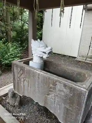 青渭神社の手水舎