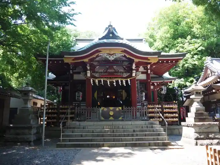 南沢氷川神社の本殿・本堂