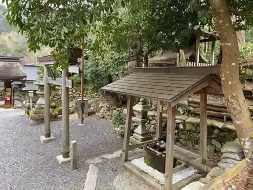 葛川息障明王院の手水舎