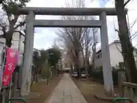 駒込天祖神社の鳥居