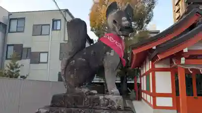 稲荷神社の狛犬