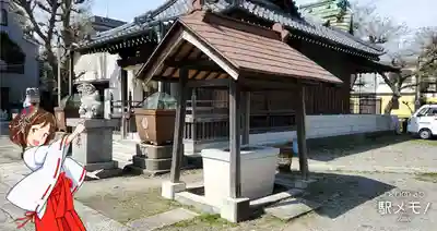 上一色天祖神社の手水舎