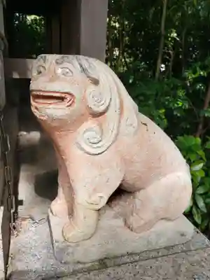 須天熊野神社の狛犬