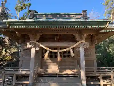 海南刀切神社の本殿・本堂