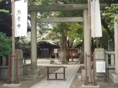 川口神社の鳥居