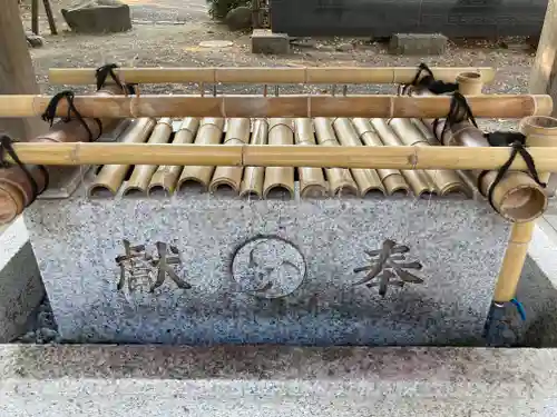 前鳥神社の手水