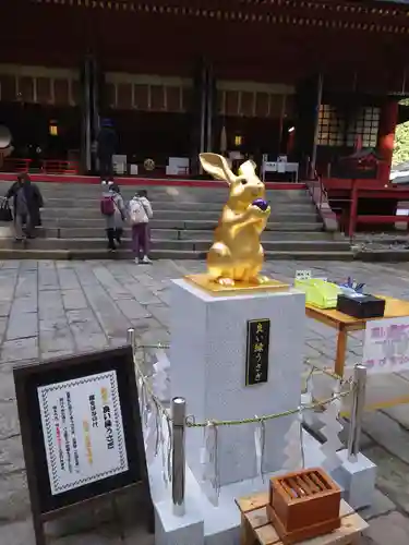 日光二荒山神社の像