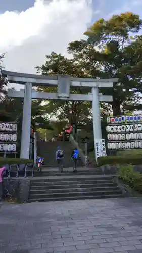 那須温泉神社の鳥居