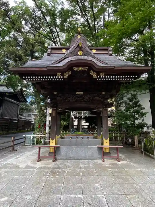 大國魂神社の手水舎