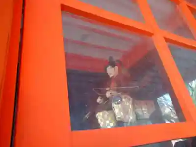 葛飾八幡宮の像