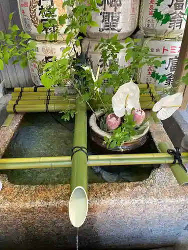 錦天満宮の手水舎
