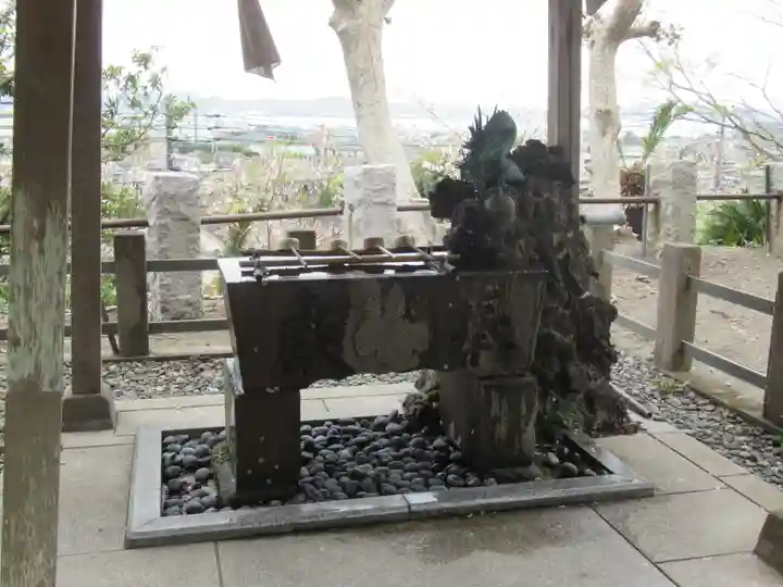 那古寺の手水舎