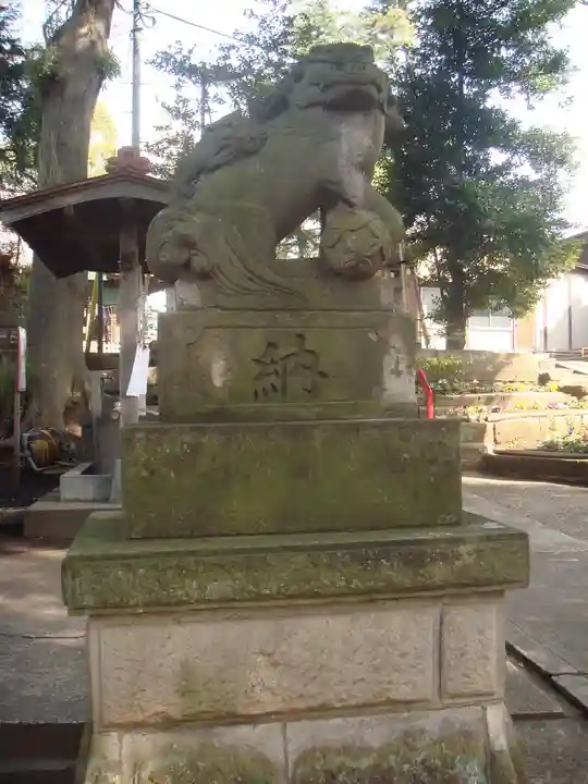 牟礼神明社の狛犬