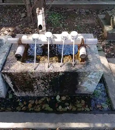 中川八幡神社の手水