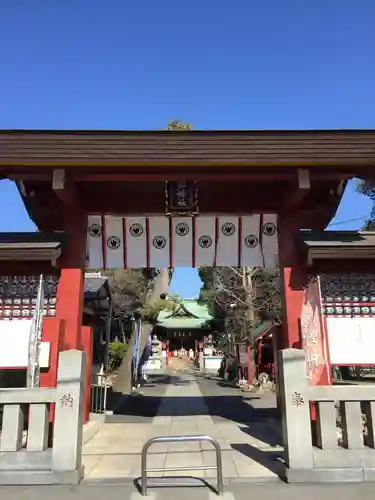 五方山熊野神社の山門・神門