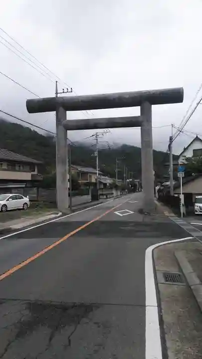 山梨縣護國神社の鳥居