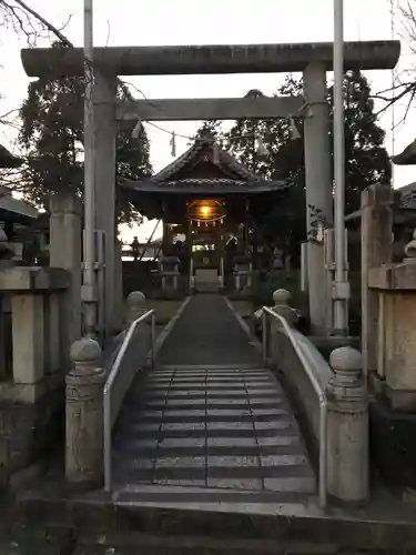 神明神社の鳥居