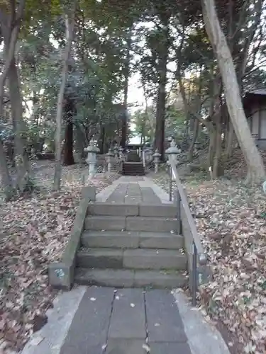 鳩峯八幡神社の庭園