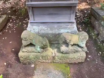 渋谷氷川神社の狛犬