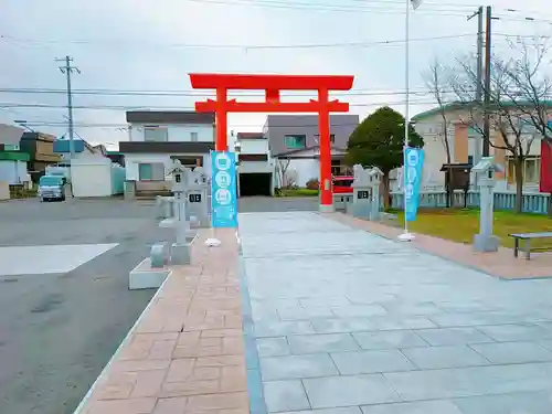 新川皇大神社の鳥居