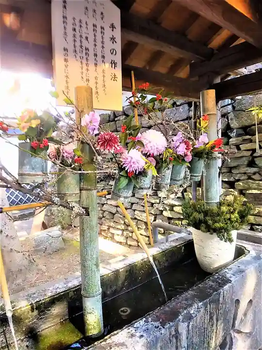 福島八幡宮の手水舎