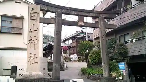 白山神社の鳥居