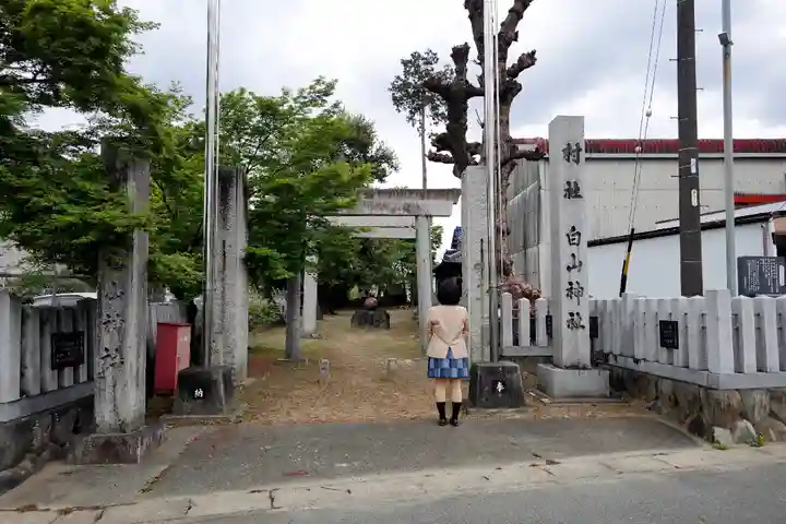白山神社(江南市)の鳥居