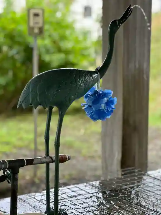 釧路一之宮 厳島神社の手水舎