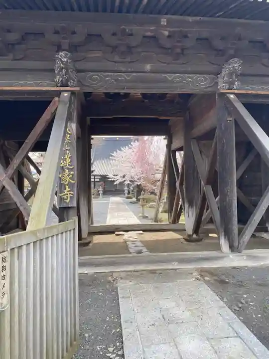 蓮家寺の山門・神門