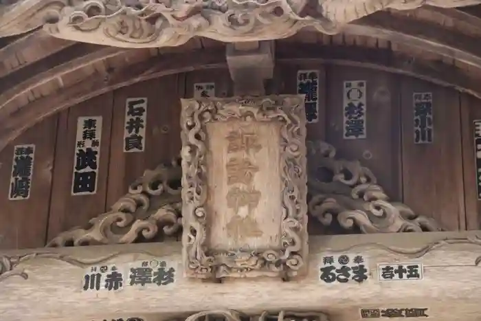 夏井諏訪神社の本殿